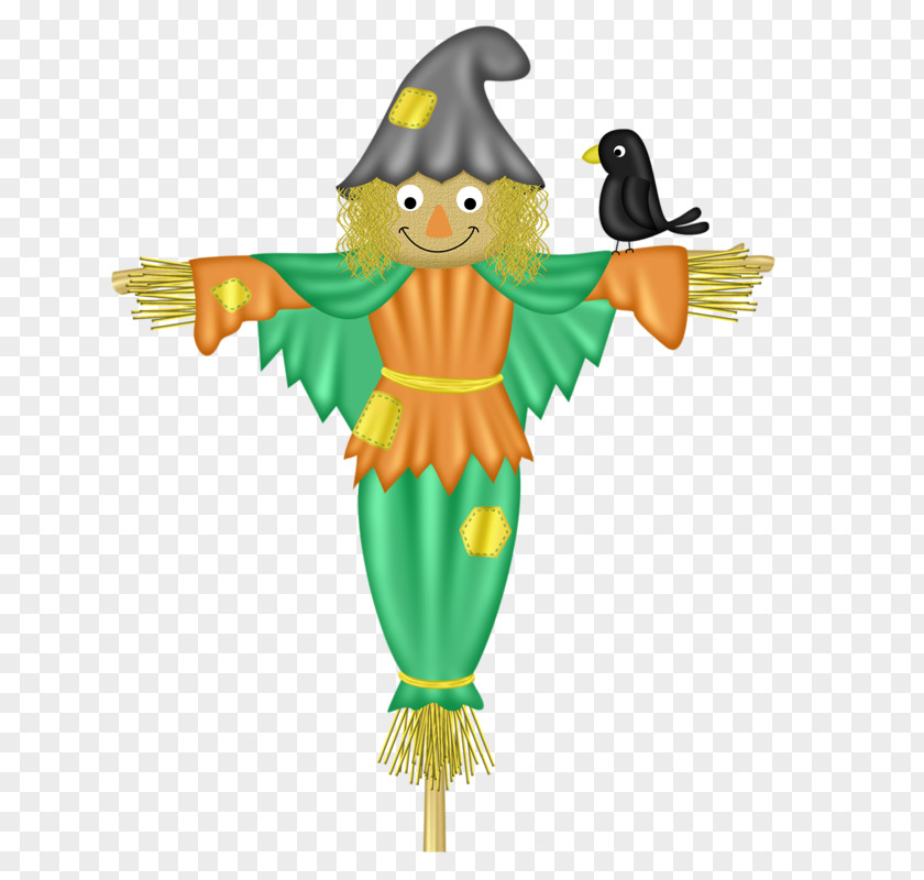 Lovely Clown Crows Scarecrow Cartoon PNG
