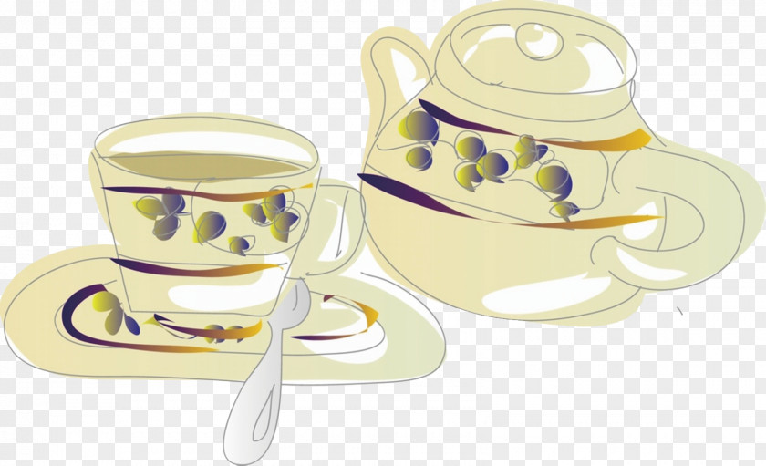 Tea Cup Teacup Coffee Cartoon PNG