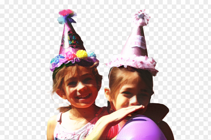 Balloon Happy Party Hat Cartoon PNG