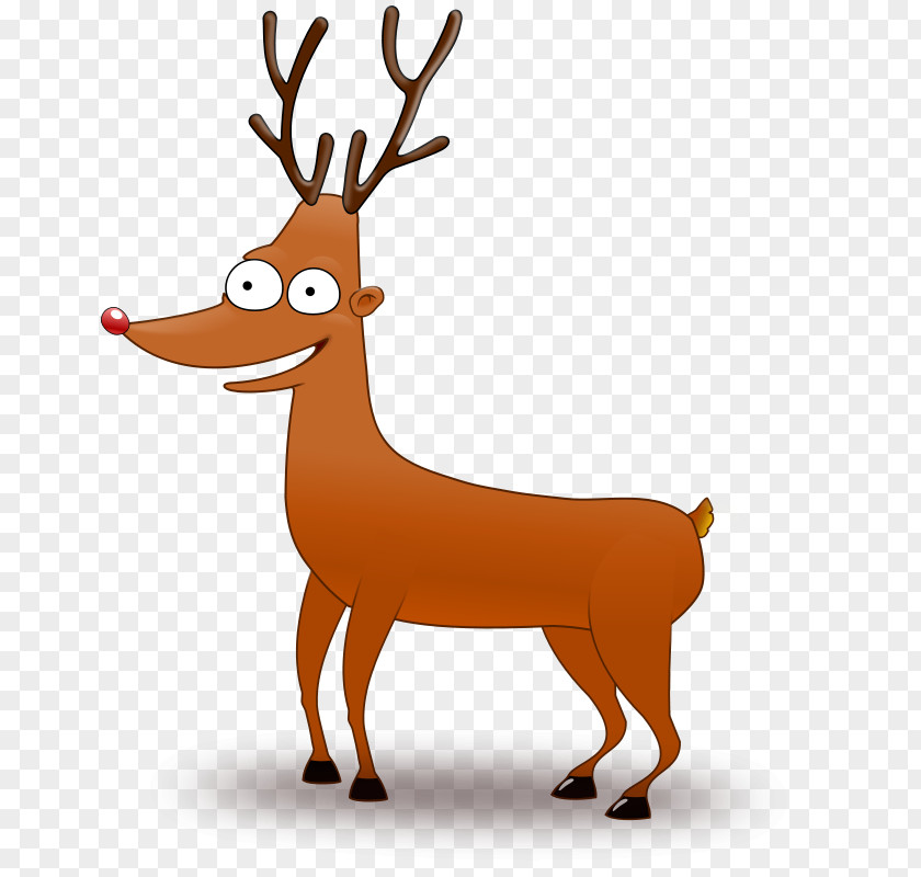 Mule Cliparts Rudolph Reindeer Cartoon Clip Art PNG