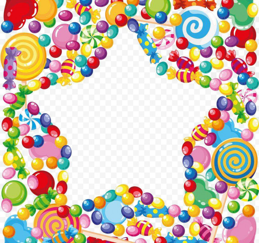 Candy Borders Corn Cane Clip Art PNG