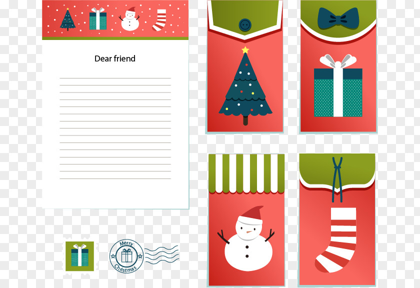 Christmas Letters Set PNG