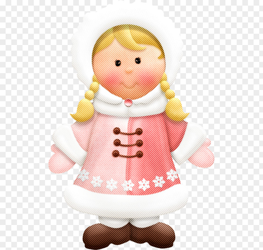 Pink Cartoon Toy Doll Stuffed PNG