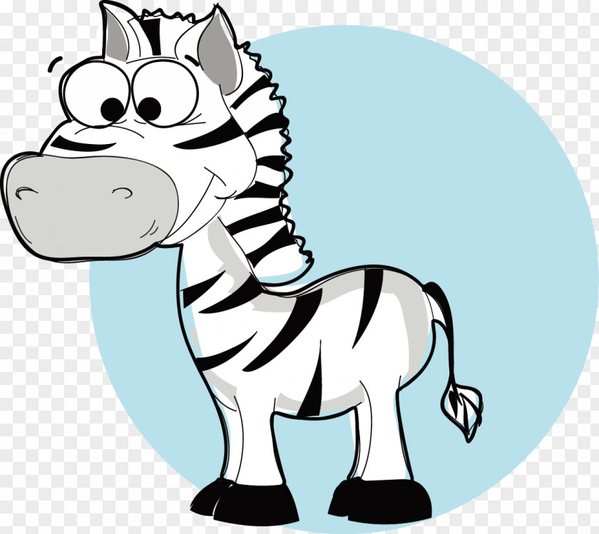 Zebra Vector Clip Art PNG