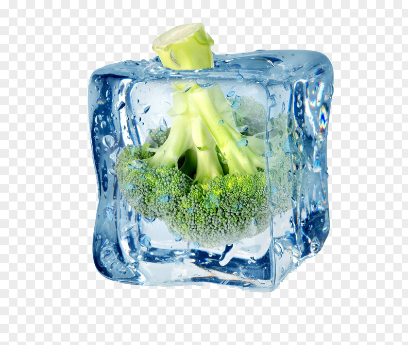 Cauliflower Ice Juice Nutrient Freezing Frozen Vegetables PNG