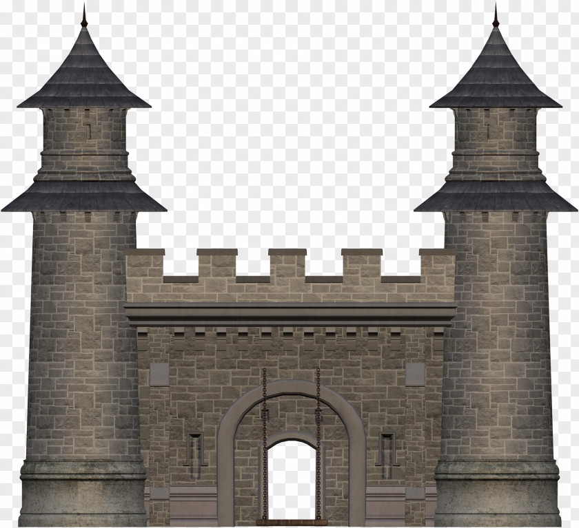 European-style Castle Clip Art PNG