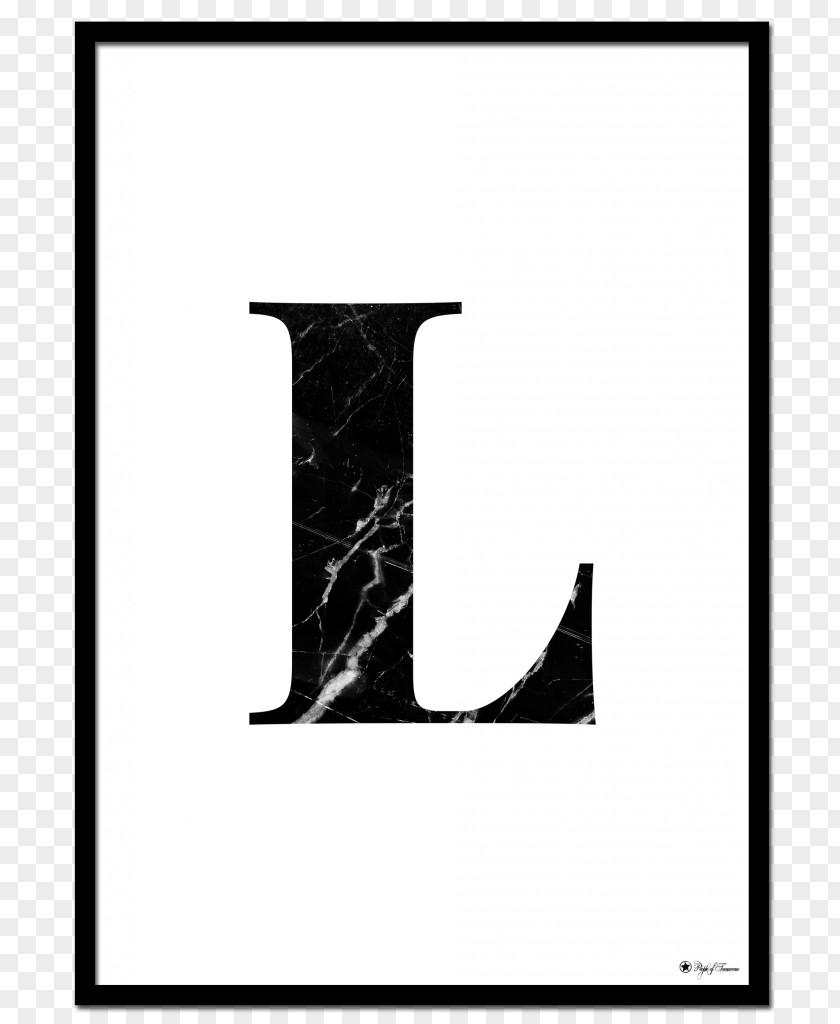 Lírio Photography Poster Marble Letter PNG