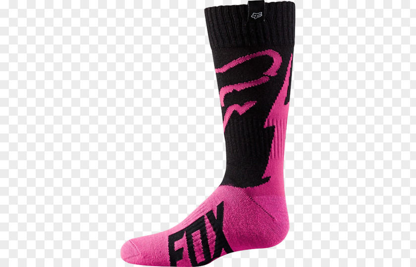 Motorcycle Sock Fox Racing Clothing Motocross PNG