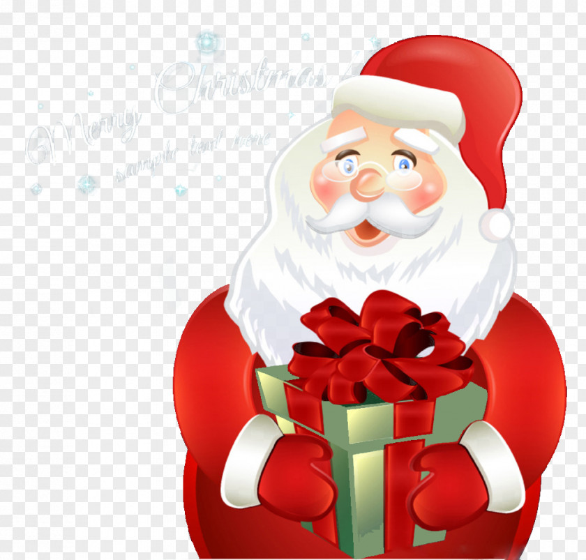 Santa Creative Gifts Free Pxe8re Noxebl Claus Christmas Card PNG
