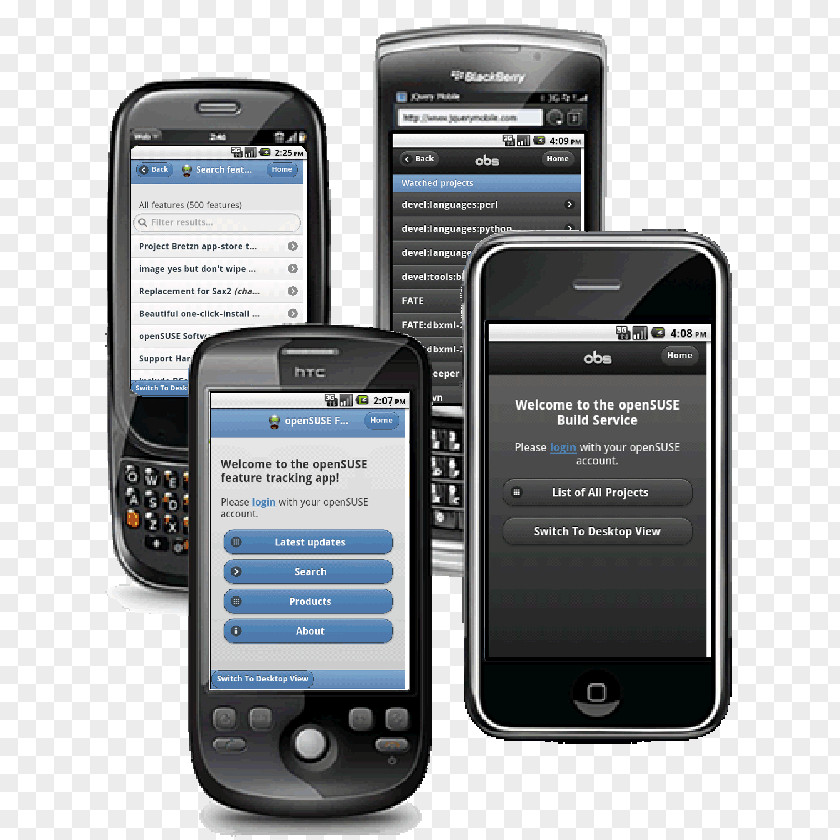 Smartphone Feature Phone Handheld Devices Mobile Phones OpenSUSE PNG