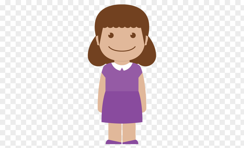 Child Smiley Avatar Woman PNG