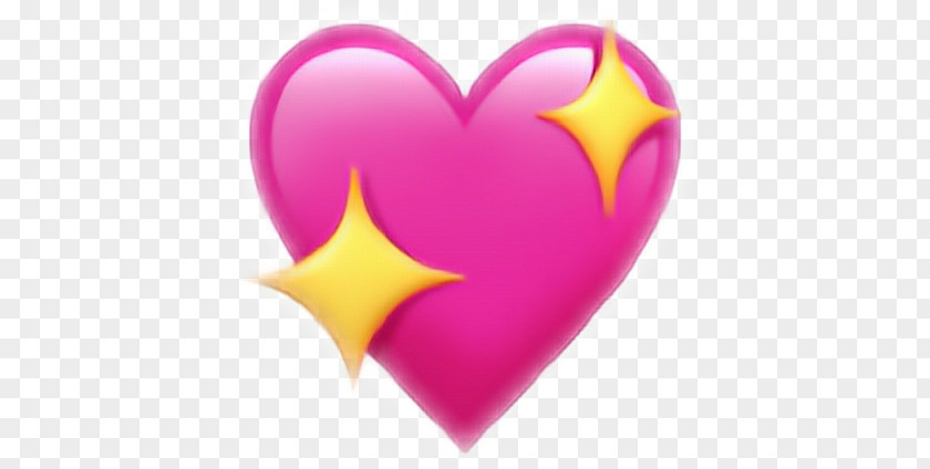 Emoji Domain Heart Sticker PNG