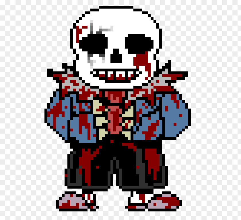 Sans In Game Sprite Pixel Art Museum Clip PNG