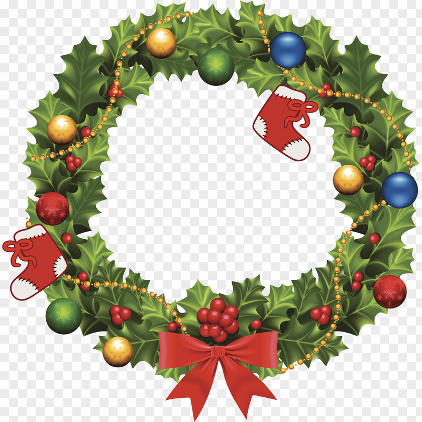 Wreaths Of At Christmas Wreath Garland Clip Art PNG