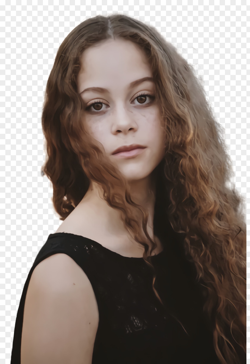 Beauty Model Face Portrait Long Hair PNG