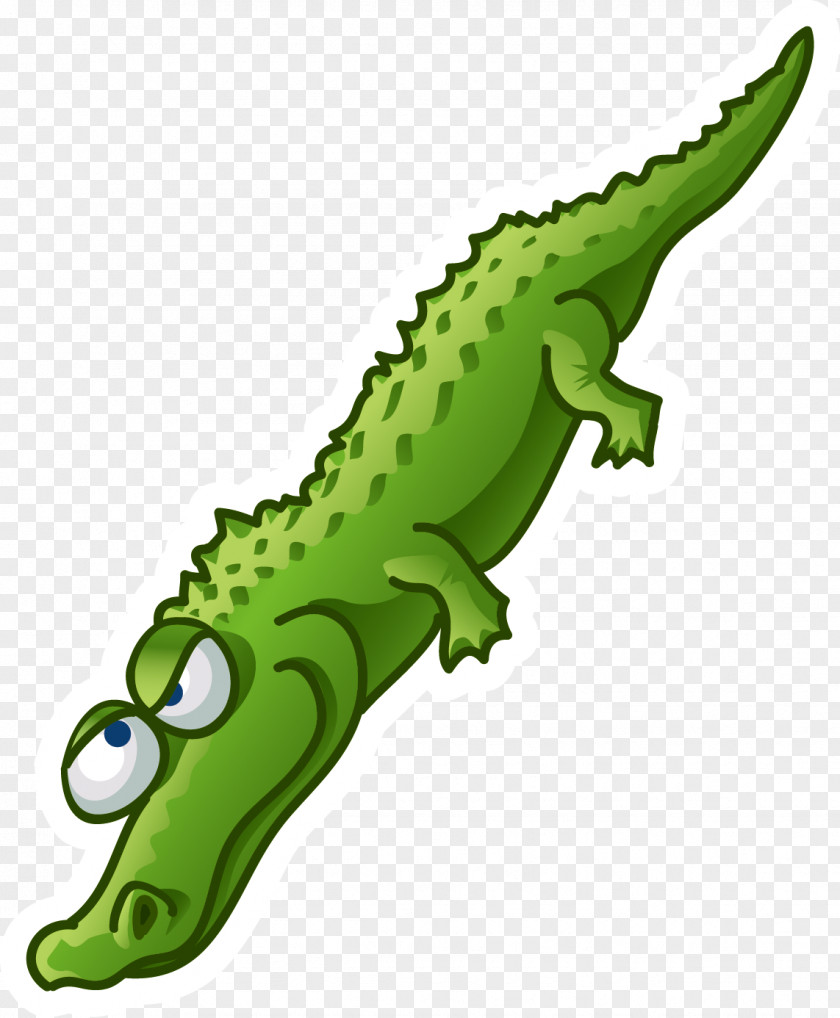 Crocodile Vector Cartoon PNG