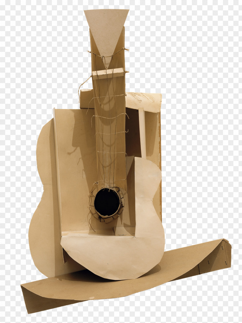 Guitar Museum Of Modern Art Picasso: Guitars, 1912-1914 Maquette For Exhibition PNG