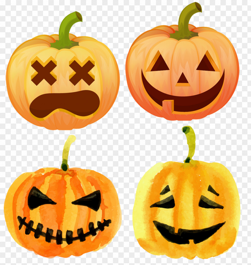 Pumpkin Expression Halloween Costume Clip Art PNG