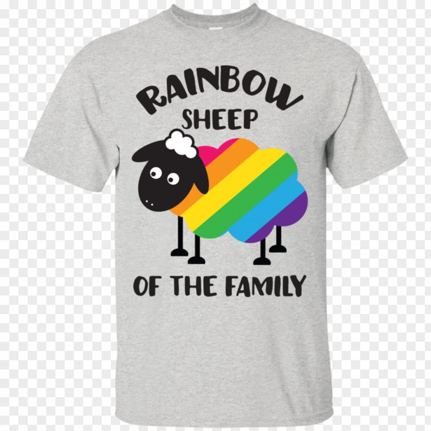 Sheep Material T-shirt Hoodie Rainbow Shops PNG