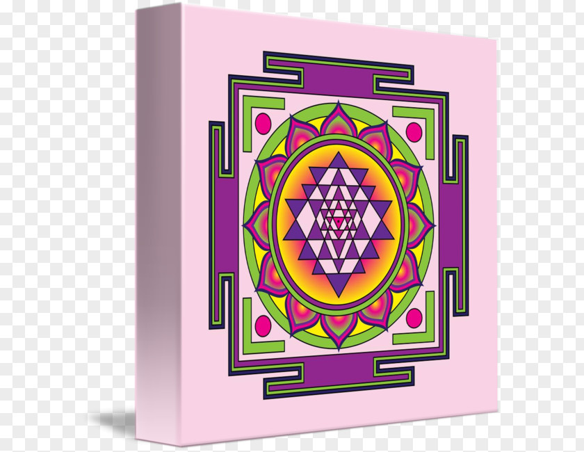 Lakshmi Sri Yantra Mantra Mandala PNG