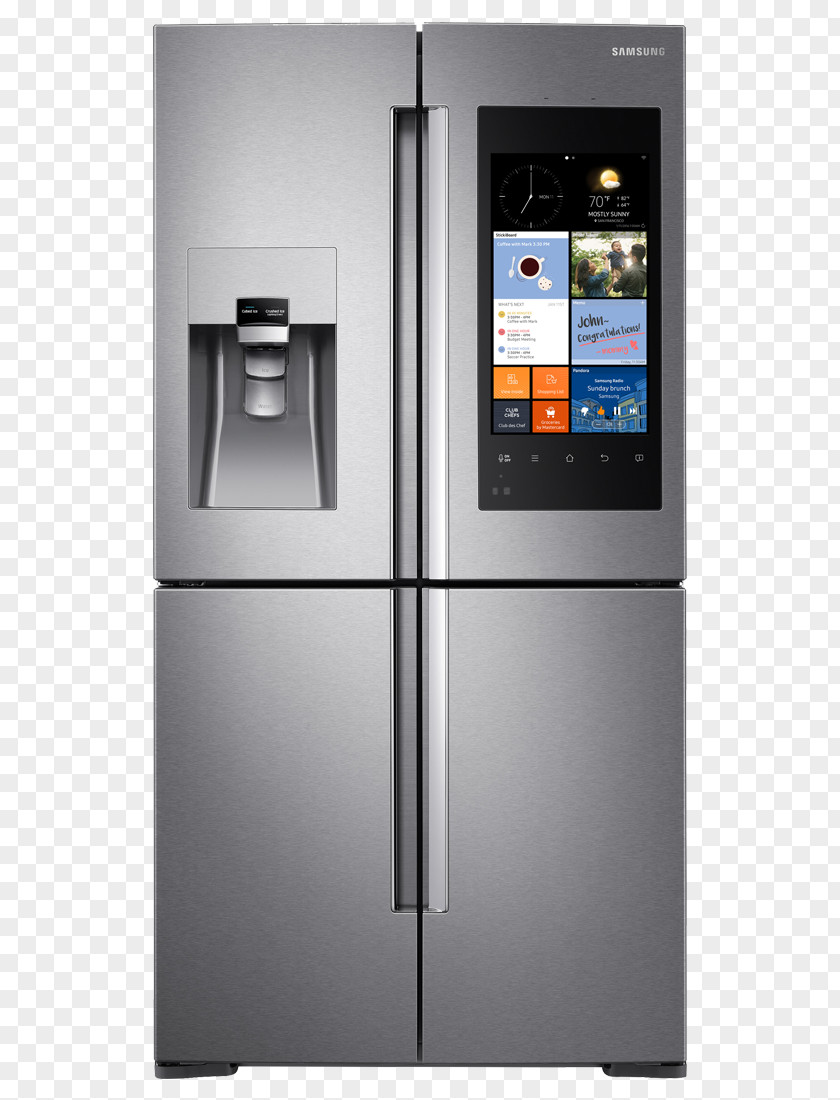 Samsung Family Hub RF56M9540 Internet Refrigerator RF28M9580S PNG