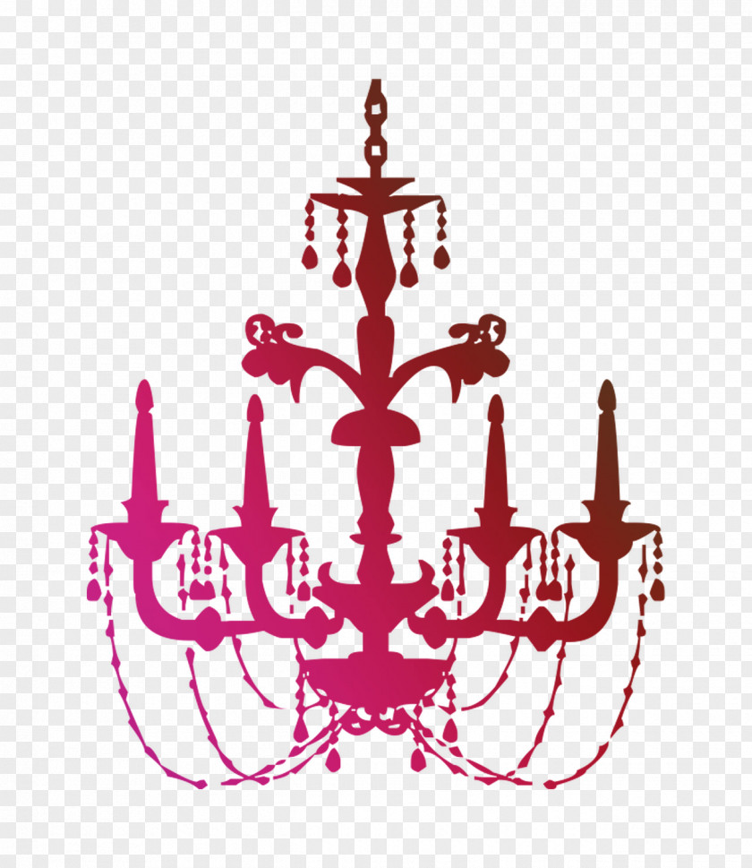 Wall Decal Chandelier Stencil PNG