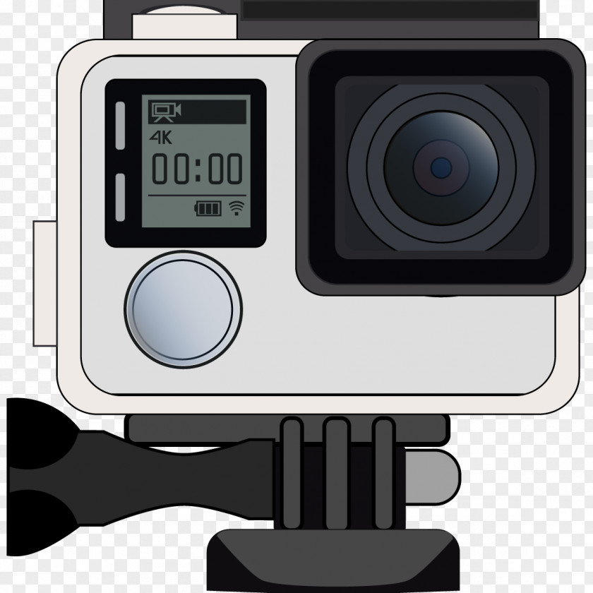Action Cam GoPro Camera Lens Digital Cameras PNG