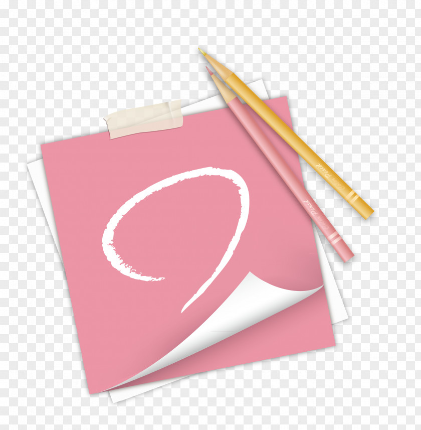 Notepad And Pen Paper Notebook PNG