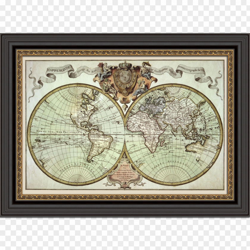 World Map Old Early Maps PNG