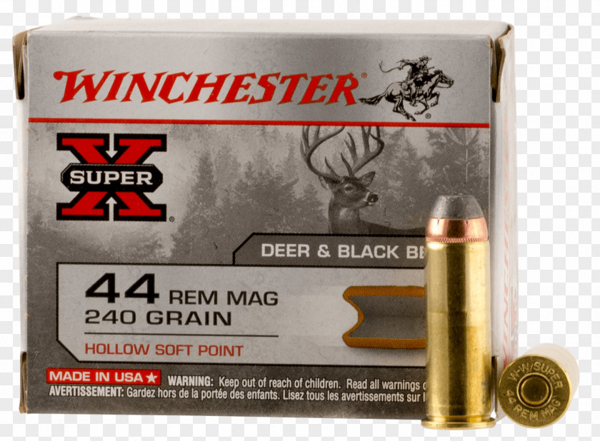 Ammunition .44 Magnum Winchester Repeating Arms Company Cartridge Grain PNG