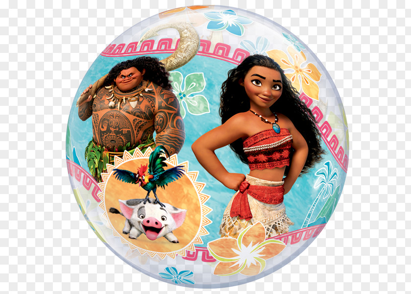 Balloon Moana Gas Birthday Mylar PNG