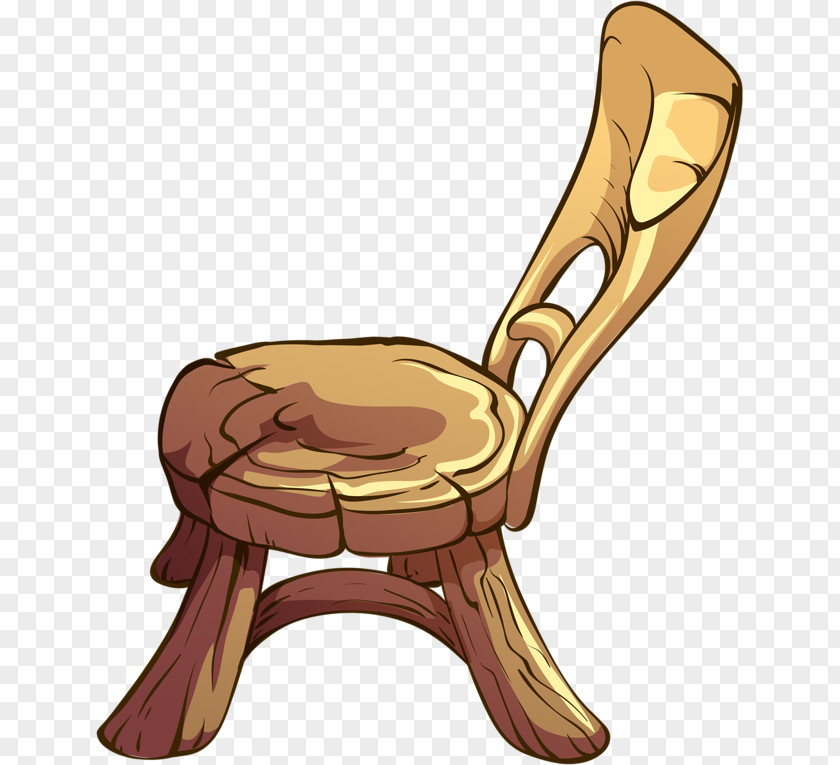 Chair Cartoon Wood Clip Art PNG