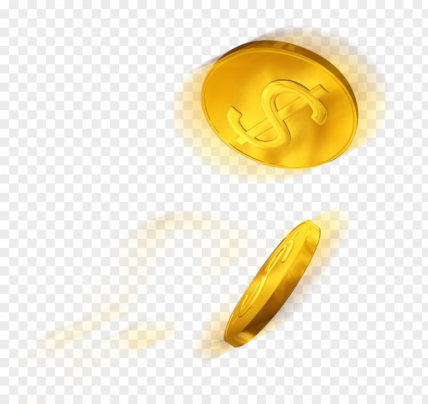 Gold Coins Decorative Pattern Download Clip Art PNG