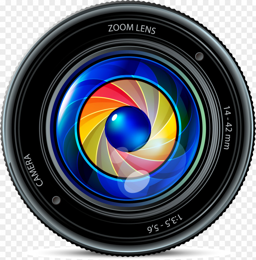 SLR Camera Lens Icon PNG