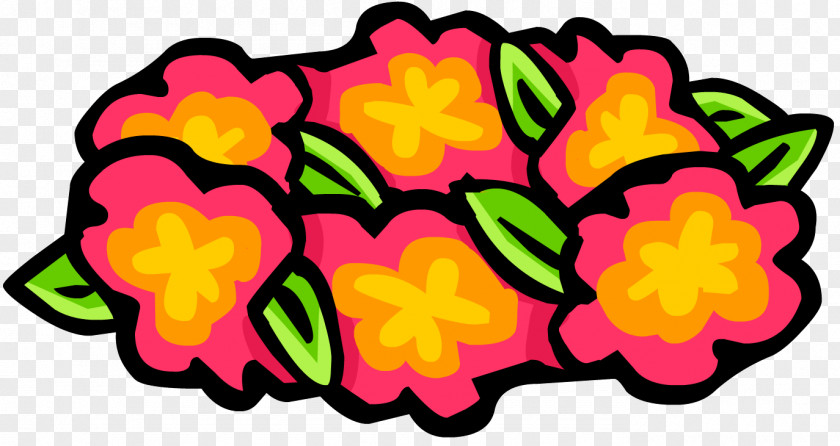 Flower Club Penguin Floral Design Dress Clip Art PNG