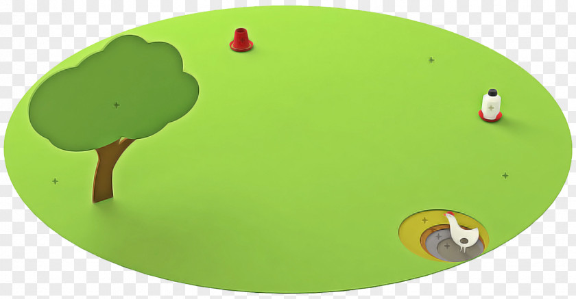 Games Table Green Circle PNG