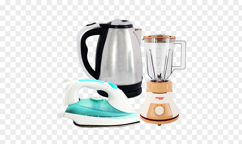 Kettle Mixer Electric Blender Clothes Iron PNG