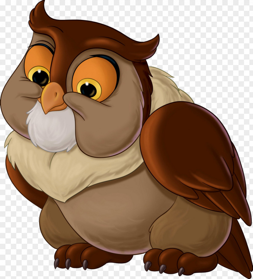 Owl Friend Bambi's Mother Thumper PNG