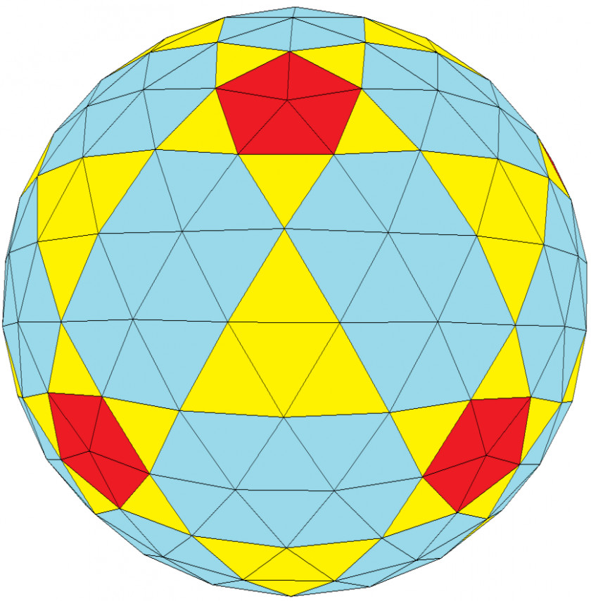 Triangle Geodesic Polyhedron Icosahedron Sphere PNG