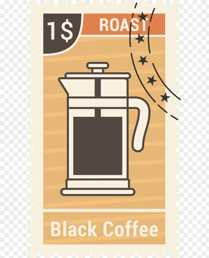 Vector Coffee Stamp Latte Cappuccino Cafe Caffxe8 Mocha PNG