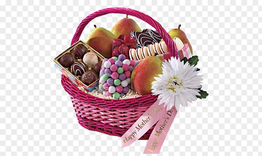 Woman Mother Basket Mishloach Manot Gift PNG