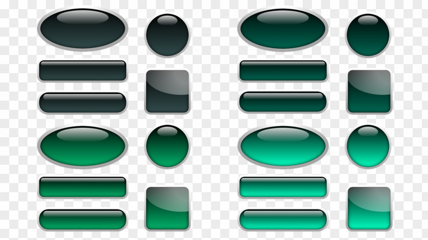 Button Oval Rectangle PNG