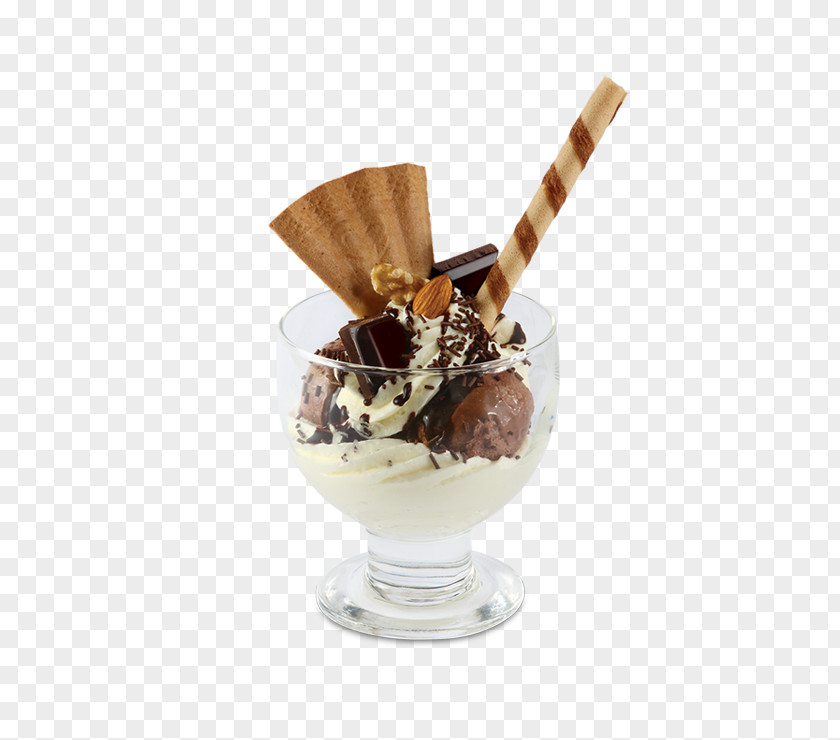 Cafe Carte Menu Sundae Chocolate Ice Cream Dame Blanche Parfait PNG