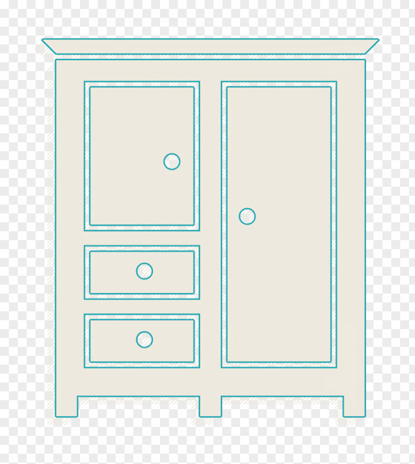 Closet Icon Tools And Utensils Bedroom Black Closed For Clothes PNG