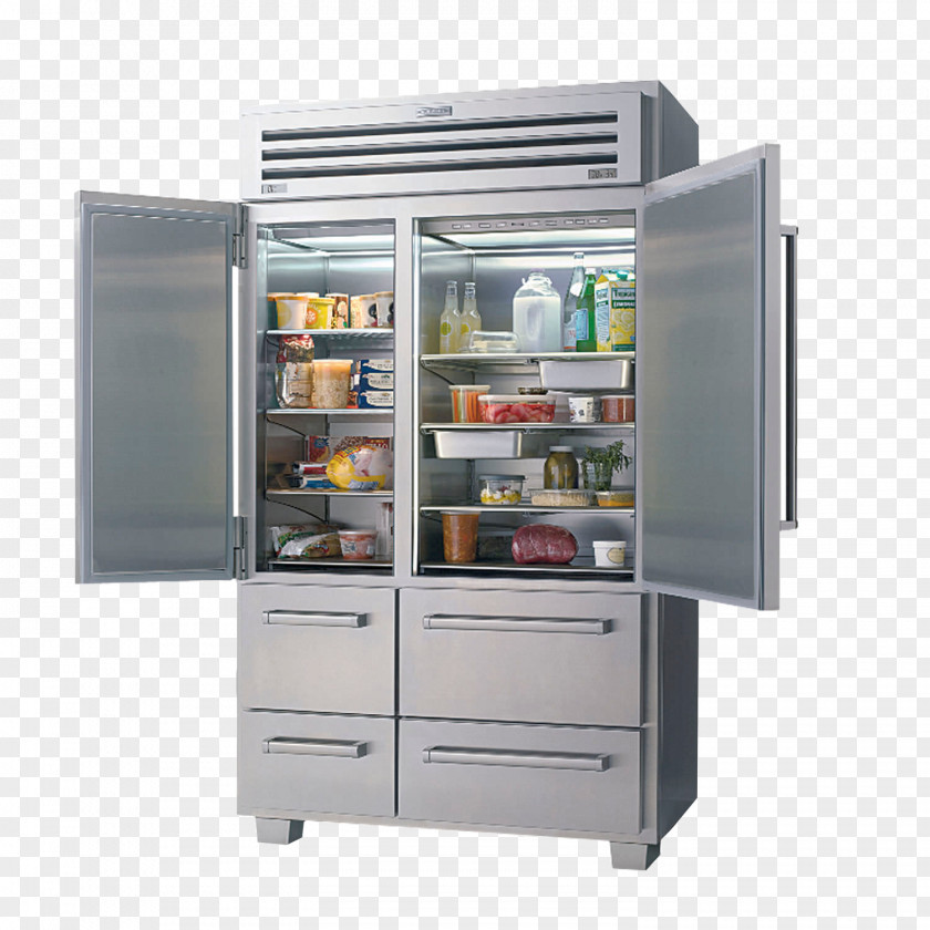 Digital Home Appliance Sub-Zero Refrigerator Kitchen Freezers PNG