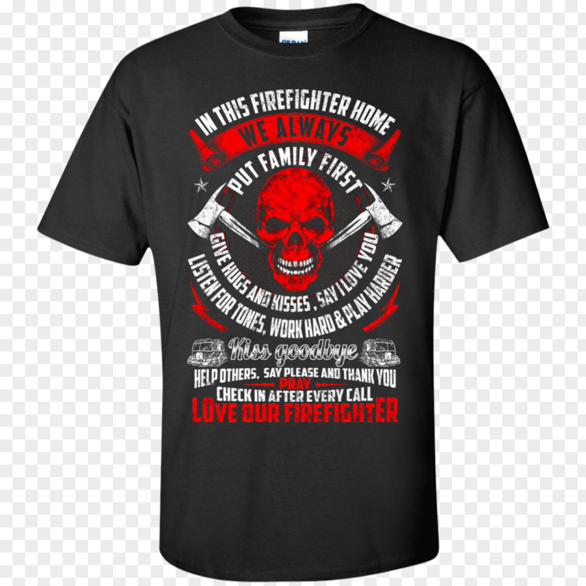 Firefighter Tshirt T-shirt Hoodie Sleeve Top PNG
