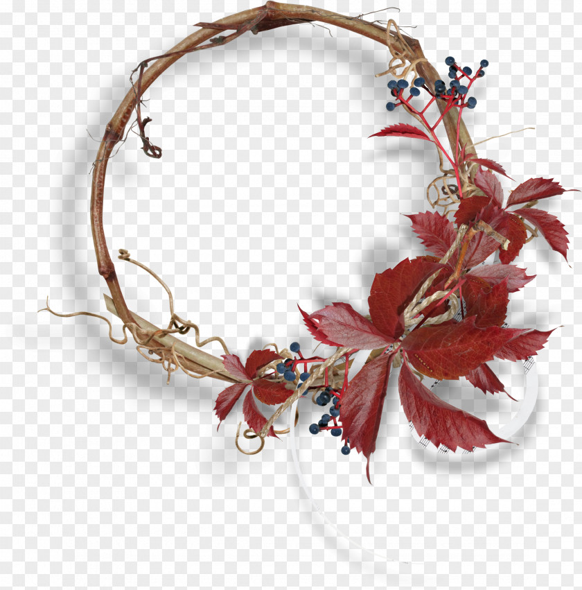 Leaves Ribbon Decorative Ring Leaf Clip Art PNG