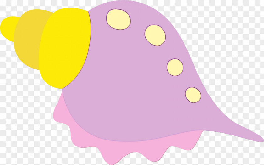 Lilac Yellow Watercolor Animal PNG