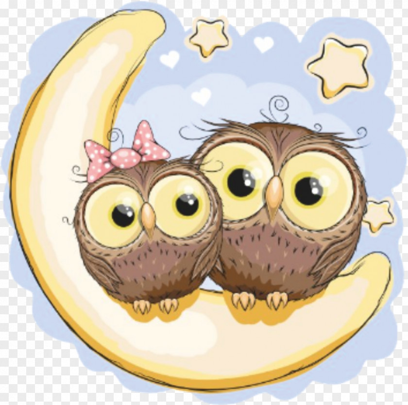 Owl Cartoon Beak Food PNG