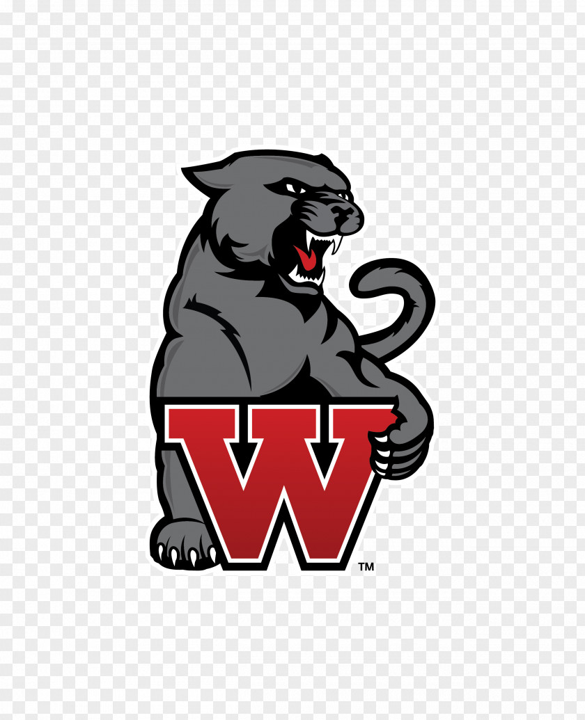 Panther Head West High School Salt Lake City District Logo National Secondary PNG